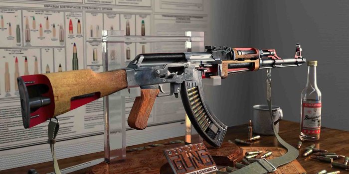 2400x1500 AK-47 Weapon HD Wallpapers