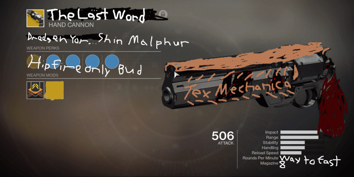 1920x1080 I got Last Word early guys : destiny2