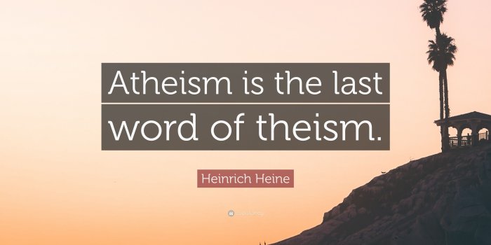 3840x2160 Heinrich Heine Quote: “Atheism is the last word of theism.” (6