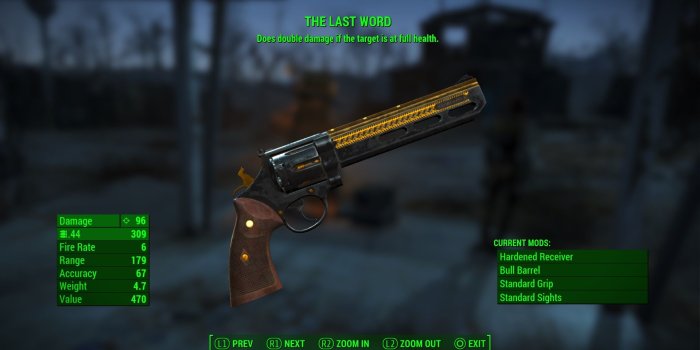 1920x1080 PC - Last Word retexture for .44 Bull Barrel | Se7enSins Gaming