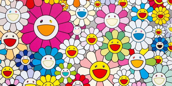 2108x2108 View Flowers from the village of Ponkotan by Takashi Murakami on the