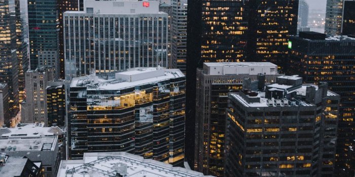 1125x2436 Toronto Financial District iPhone X Wallpapers Free Download