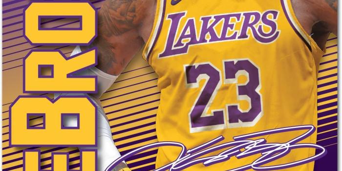 1141x1752 WinCraft Los Angeles Lakers LeBron James Sign | Billionaire Boys