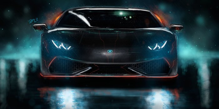 3840x2160 Lamborghini Huracan Custom CGI 4K Wallpaper | HD Car Wallpapers | ID
