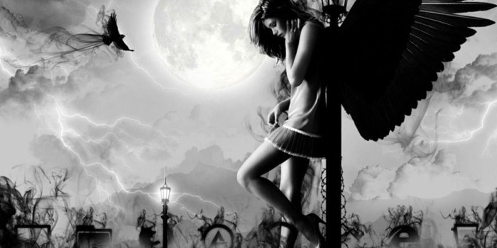 1280x960 Dark Angel Wallpaper HD | Wallpaper | Sad angel, Dark angel