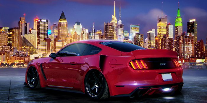 3840x2160 Wallpaper 4k Custom Red Mustang 4k 4k-wallpapers, artist wallpapers