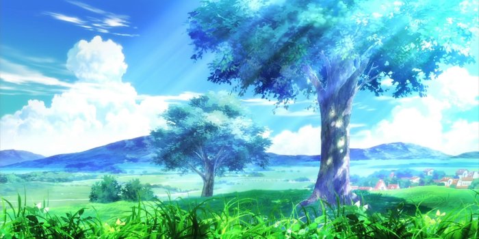 1920x1080 Cool Anime Trees Fresh Art HD Wallpaper #5710 | HD Wallpaper & 3D