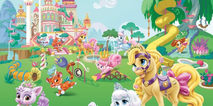 2000x1404 High quality wallpaper Disney Palace Pets | Homewallmurals Shop