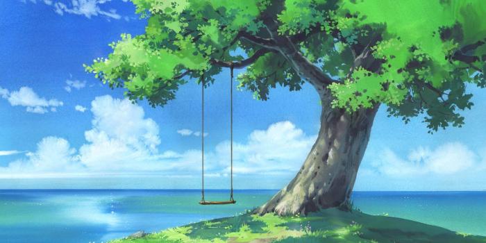 2348x1461 78+ Anime Nature Wallpapers on WallpaperPlay