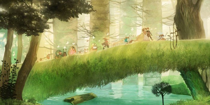 2480x1757 Anime Forest Backgrounds