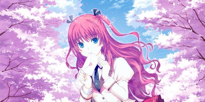 1600x1067 Anime Girl Pink Sakura Tree HD Wallpaper | mondeart