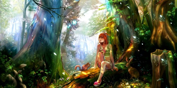 1920x1200 Anime Forest Backgrounds