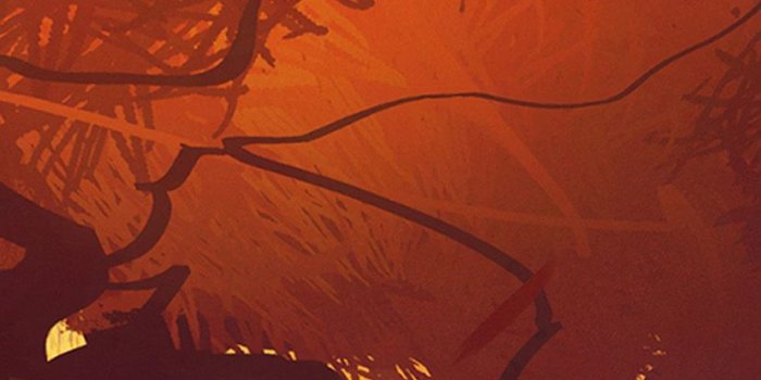 828x1792 iPhone XR Wallpaper HD Fall Autume Tree Anime Paint Art Illustration