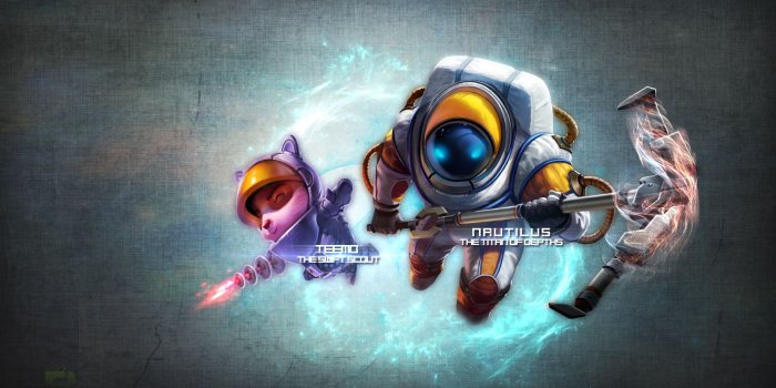 1920x1080 AstroNautilus & Astronaut Teemo | LoL Wallpapers