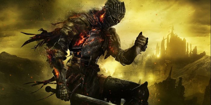 1920x1080 Knight holding sword wallpaper, landscape, Dark Souls III, castle