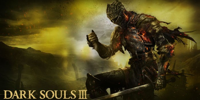 1920x1080 Knight on fire in Dark Souls III wallpaper - Game wallpapers - #53199