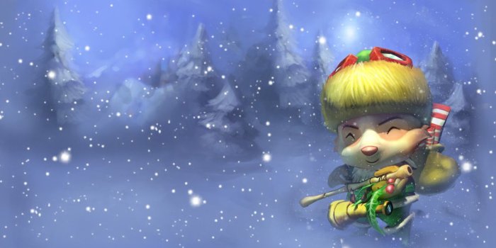 1215x717 Happy Elf Teemo Skin - League of Legends Wallpapers