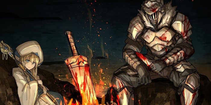 1332x850 Wallpaper girl, night, fire, MAG, staff, knight, the fire, Goblin