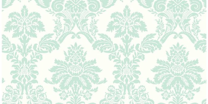 1000x1000 Kids Glitter Teal and White Damask Wallpaper