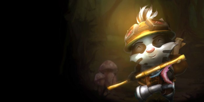 1215x717 Badger Teemo Skin (Original) - League of Legends Wallpapers