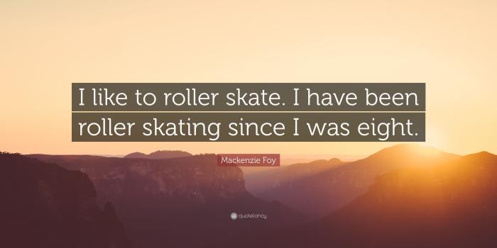 3840x2160 Mackenzie Foy Quote: “I like to roller skate. I have been roller