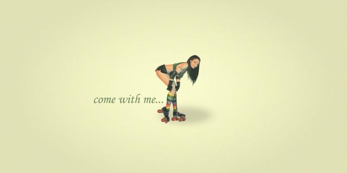 2560x1440 Roller Girl ❤ 4K HD Desktop Wallpaper for 4K Ultra HD TV • Dual