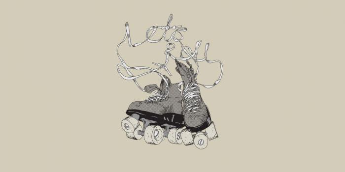 1244x700 Skate rollers minimalism art spor wallpaper | 1920x1080 | 1005912