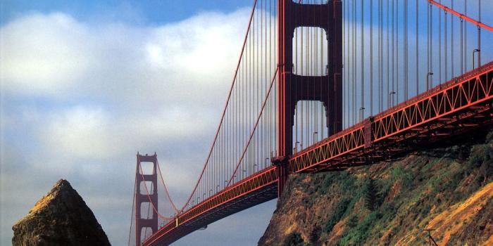 1024x768 California San Francisco Golden Gate Bridge - Famous Wallpaper