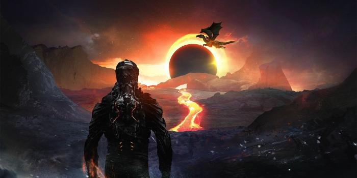 1920x1080 Cyborg And Dragon Wallpaper 12473 - Baltana