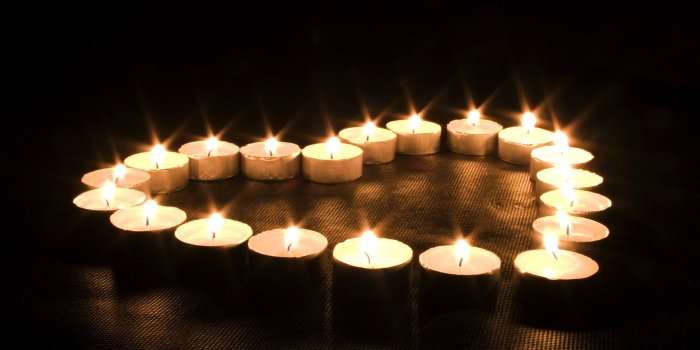 1920x1200 heart candles candle light shape hd widescreen wallpaper / romantic