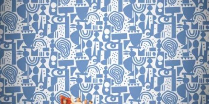 780x1016 Colourful French designer wallpaper | FEATHR™