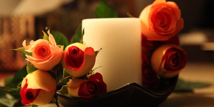 2998x1870 Flower Rose Candles Photography Candle Love Nature Romantic Flowers