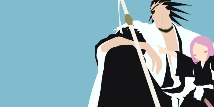 1332x850 Wallpaper demon, sword, white, game, Bleach, devil, grey, anime