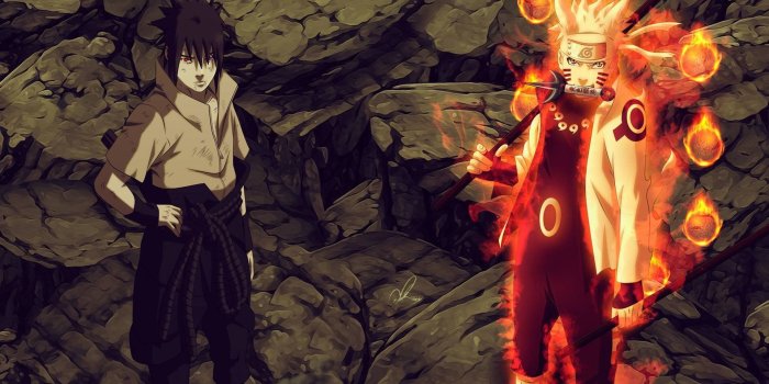 1920x1080 Naruto vs Sasuke Super HD HD desktop wallpaper : Widescreen 1600