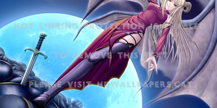 1024x768 meishokunoreiki batle cute demon girl cool