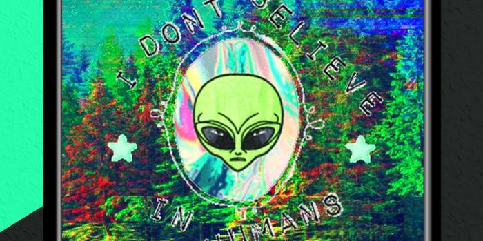 1166x2000 Acid UFO Trippy Alien Wallpaper Background Applock for Android - APK