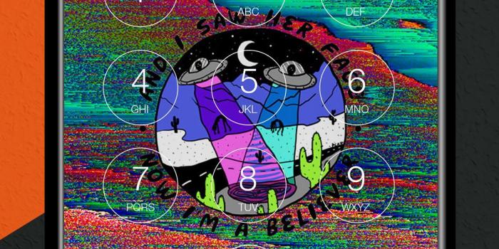 1166x2000 Acid UFO Trippy Alien Wallpaper Background Applock for Android - APK