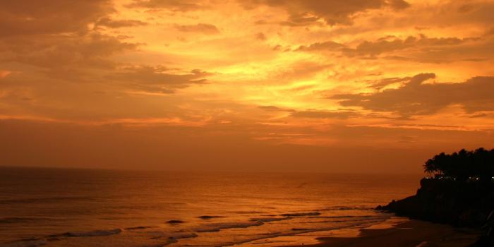 1920x1080 Wallpaper Sunset, Nature, Beach, Water, Light, Ocean, - Sunset On