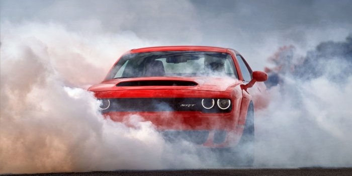 2560x1480 Dodge Challenger SRT Demon Burnout (2018) cute wallpaper - Dodge