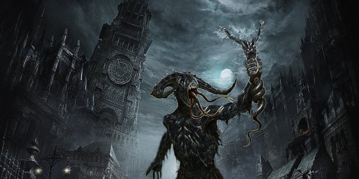 2880x1620 4537373 #Bloodborne, #demon, #England, #horror, #mist, #dark