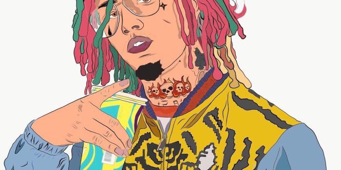 1024x928 Lil Pump Cartoon Wallpapers