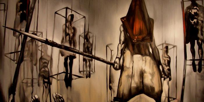 1772x1359 Silent Hill, Pyramid Head :: Wallpapers