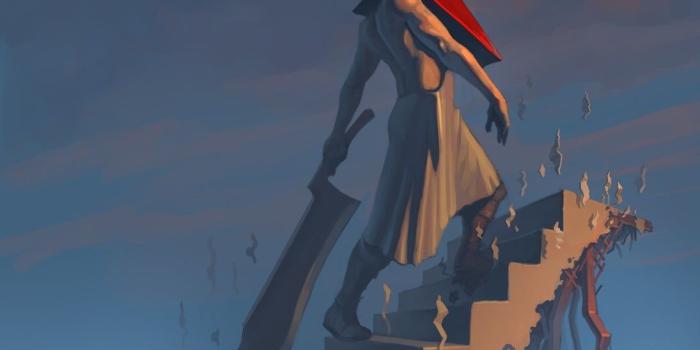 1095x800 Male animation character, Pyramid Head, video games, Silent Hill