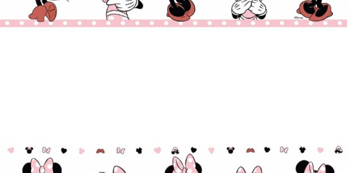 1000x1000 Disney Galerie Official Disney Minnie Mouse Childrens Nursery Wallpaper  Border MN3502-3
