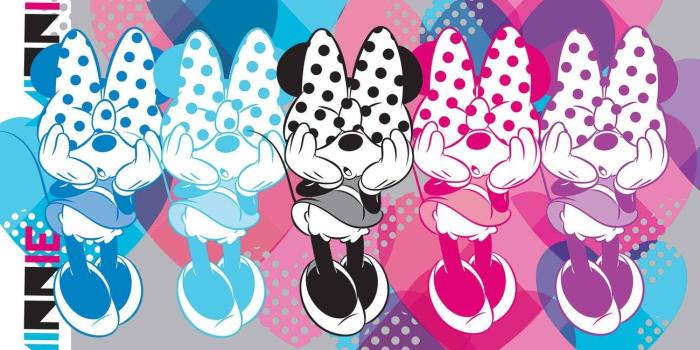 1300x794 Disney Minnie Mouse Wall Paper Mural | Buy at Abposters.com