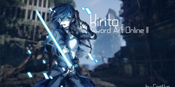 1920x1080 Free Download Kirito Sword Art Online SAO Computer Wallpapers