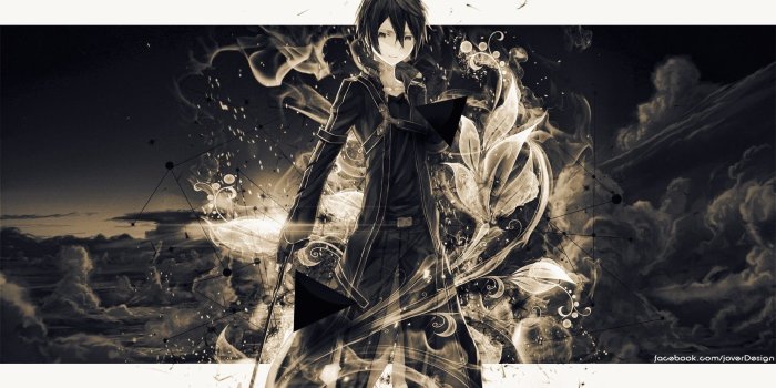 1920x1080 Dark Kirito - Sword Art Online Wallpaper (1920x1080) (44971)