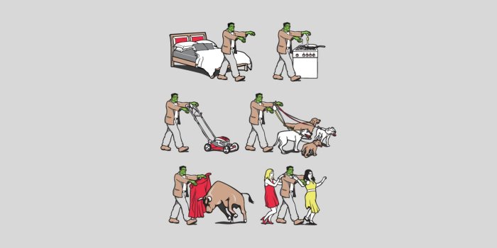 2048x1536 Funny Frankenstein Cartoon ❤ 4K HD Desktop Wallpaper for 4K Ultra