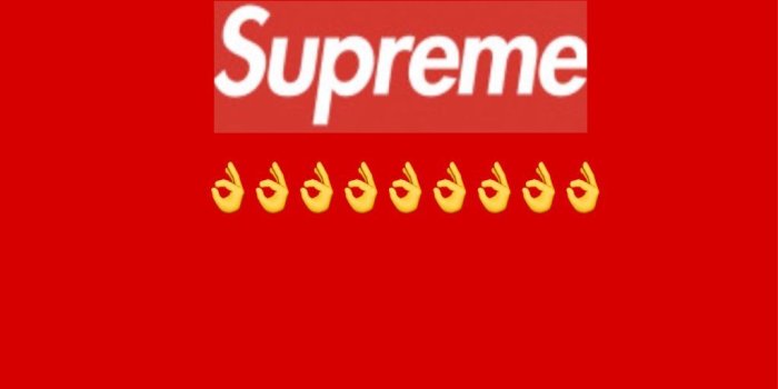 1024x1024 Name of wallpaper-Supreme emoji original-made by: angel...