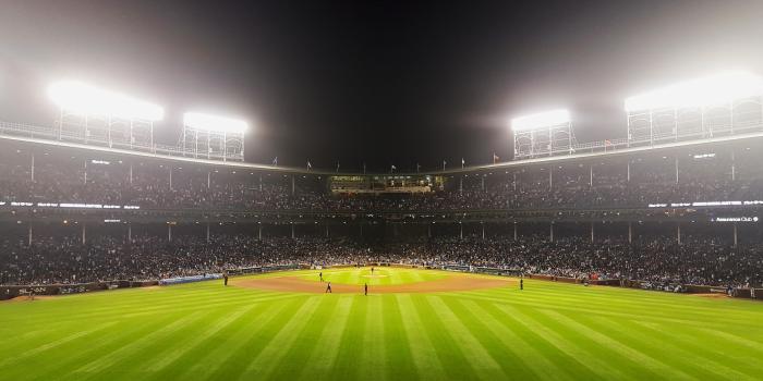 5312x2988 Wrigley Field at night [3840x2160] : wallpaper